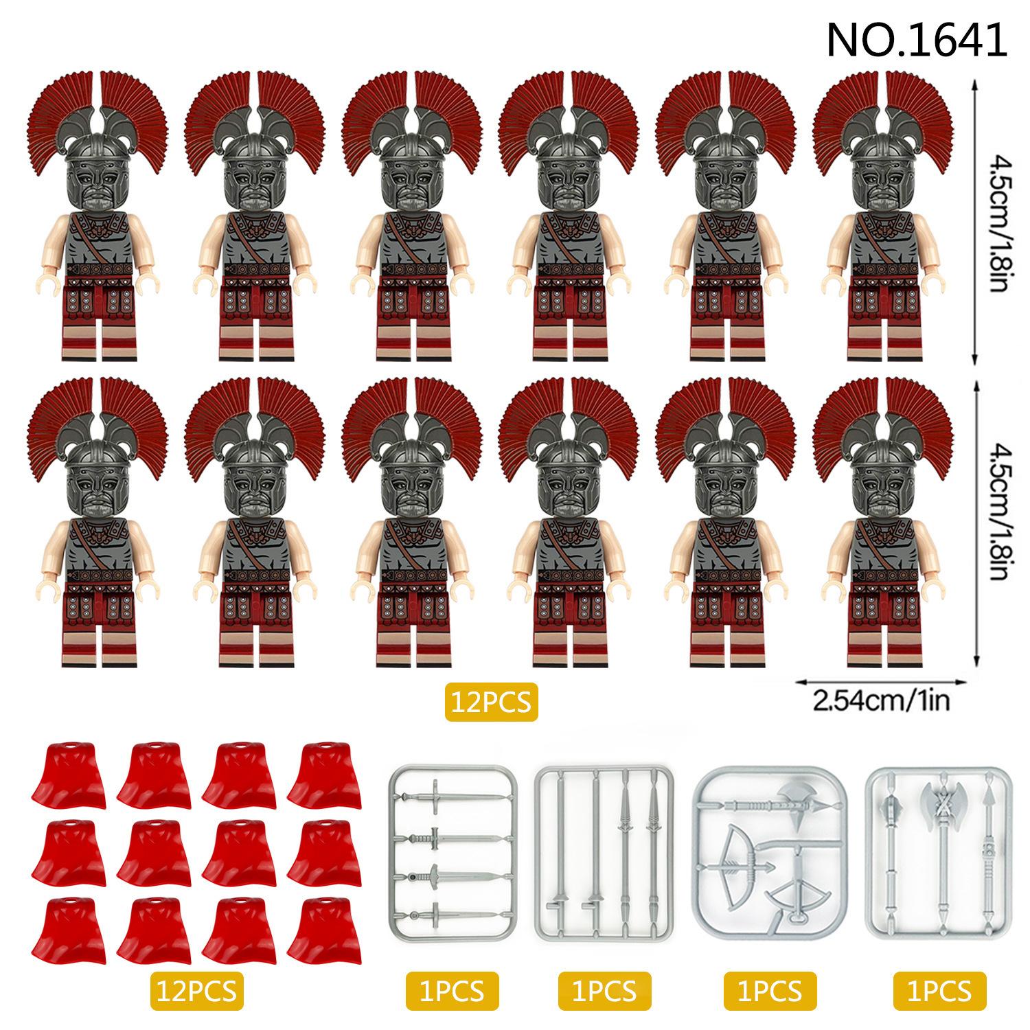 M1641 M1642 M8159 M8174 M8220 Ancient Roman Soldier Ghost Warrior Building Block