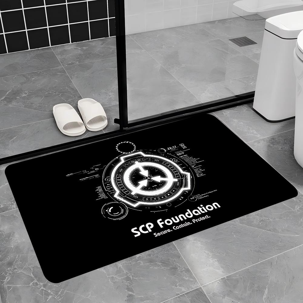 Tappetino da cucina S-SCP Foundation Stile Nordico Tappetino per porta Camera da letto Soggiorno Tappetino per porta Casa Balcone Tappetino antiscivolo Tappeto