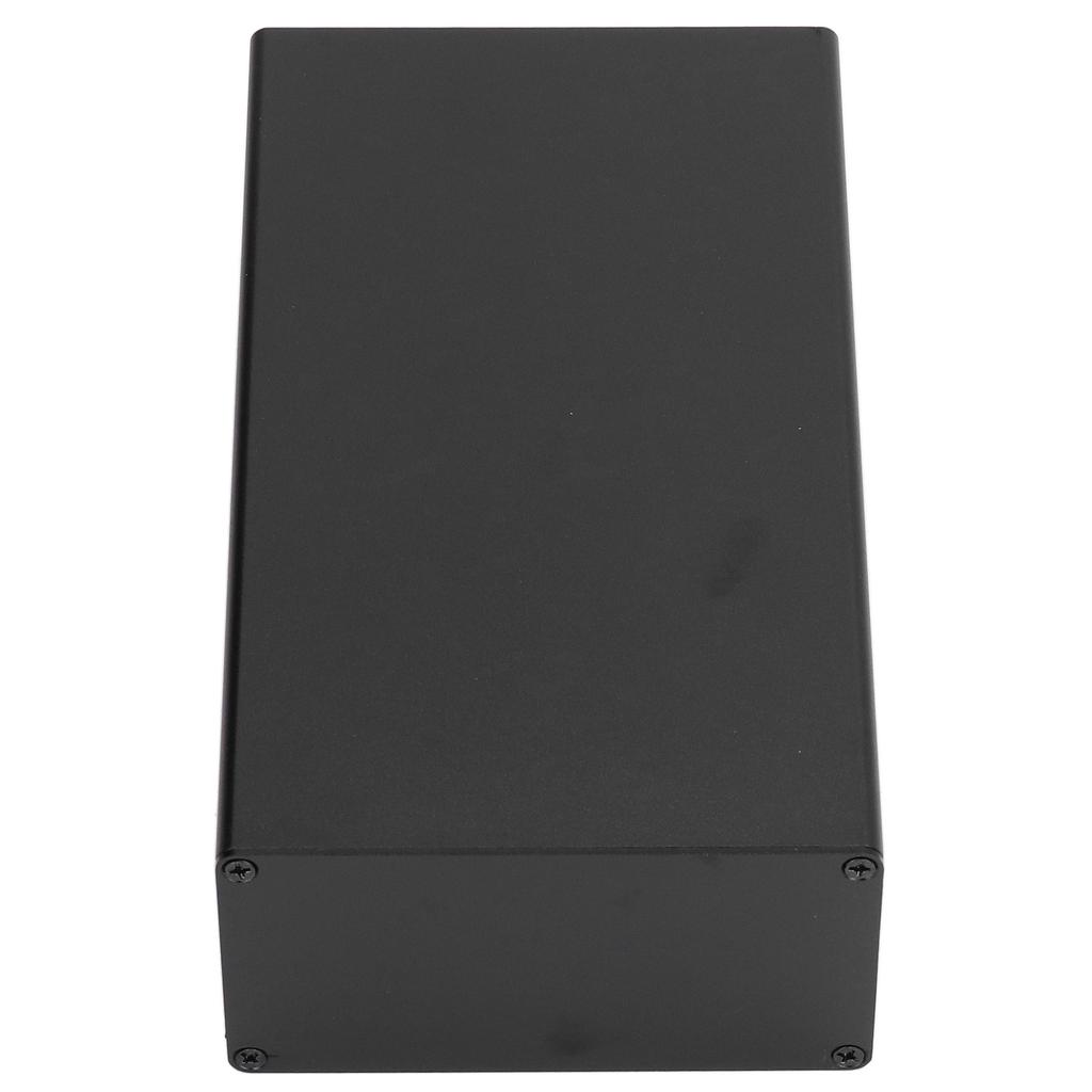 Aluminum Alloy Electric Box Power Amp Project Case Split Enclosure 58x110x200mm Matte Black