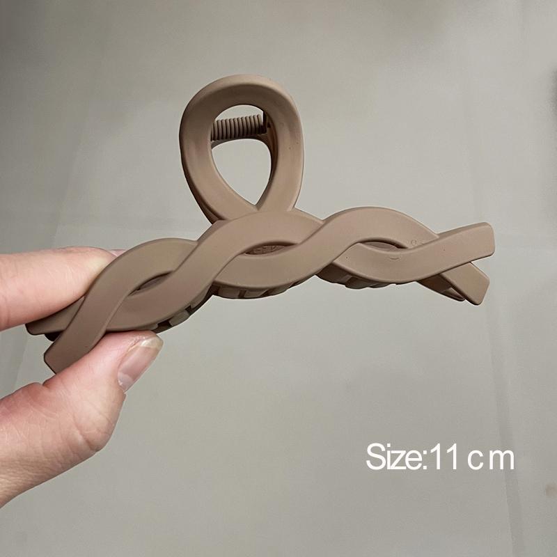 Große Schleife Haarspange Neu Trendige Einfarbig Schwarz Haar Hai Klammer Haarstyling Werkzeuge Accessoires für Frauen Mädchen