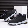 Winter New Men's Thickened Fleece Lined Leather Waterproof Snow Casual Sports Shoes Versatile Lace Up Anti Slip Cotton
