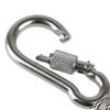 2Pcs 304 Stainless Steel Dog Leashes Clasp Multipurpose Pet Leash Buckle  for Dog Walking