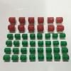Ps Monopoly Game Chess House Hostel Supplement Pack di accessori per il gioco degli scacchi Rosso Verde Circa 25G