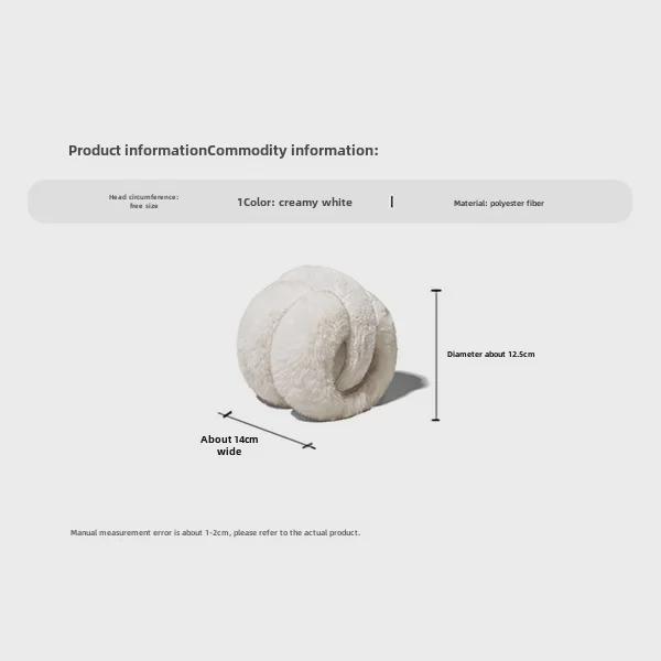 Unisex Antifreeze Plush Earmuffs - Cold-Proof, Imitation Rabbit Fur, Cute Ear Warmers for Winter