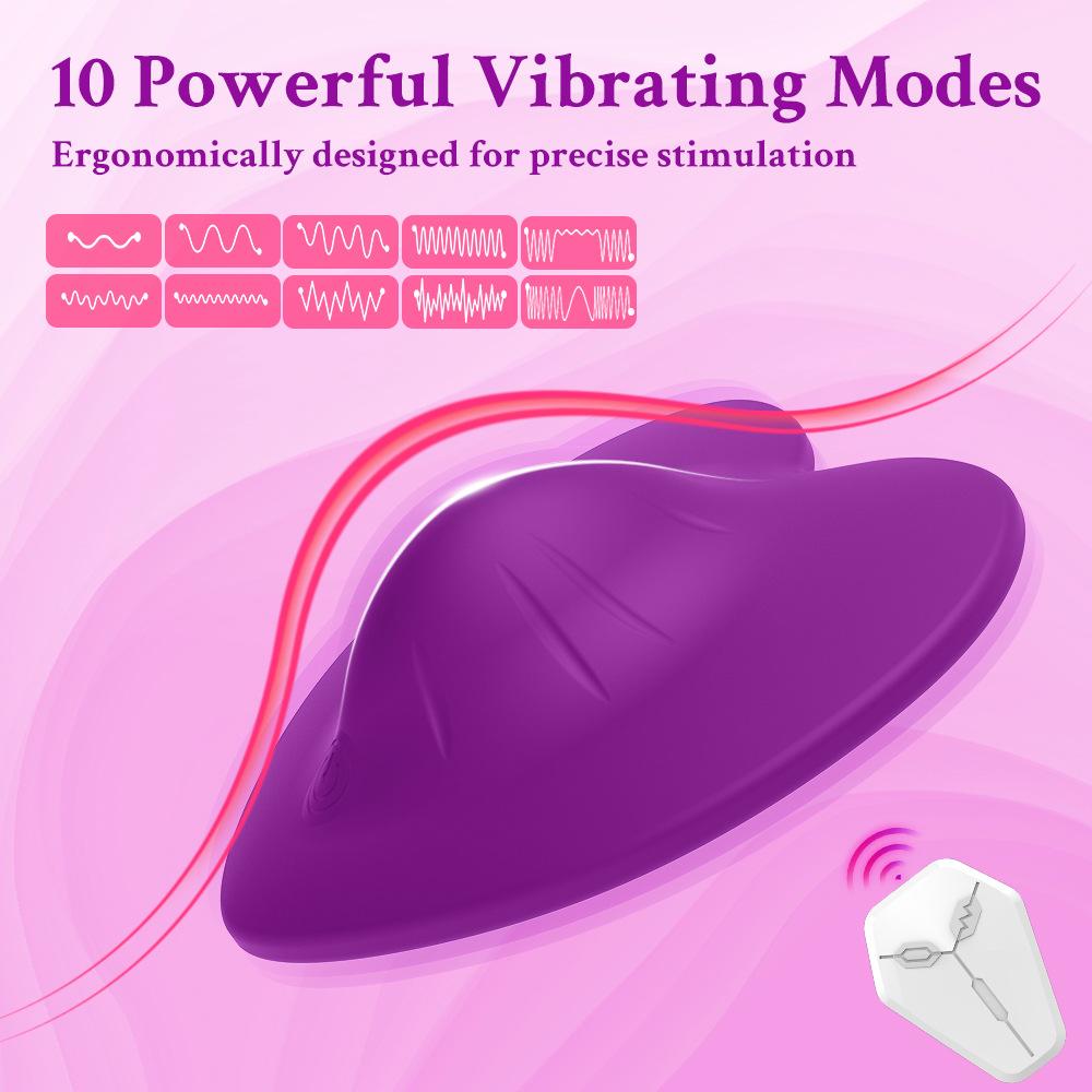 Sitzkissenvibrator App-Fernbedienung 10 Modi Vibrierender Klitorismassager Butt Plug Stimulator Masturbator Sexspielzeug für Frauen