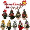 Charmante 20 cm Miniatur-Weihnachtsbaum mit PVC-Material und lebendigen Farboptionen Perfekt für saisonale Weihnachtsdekorationen