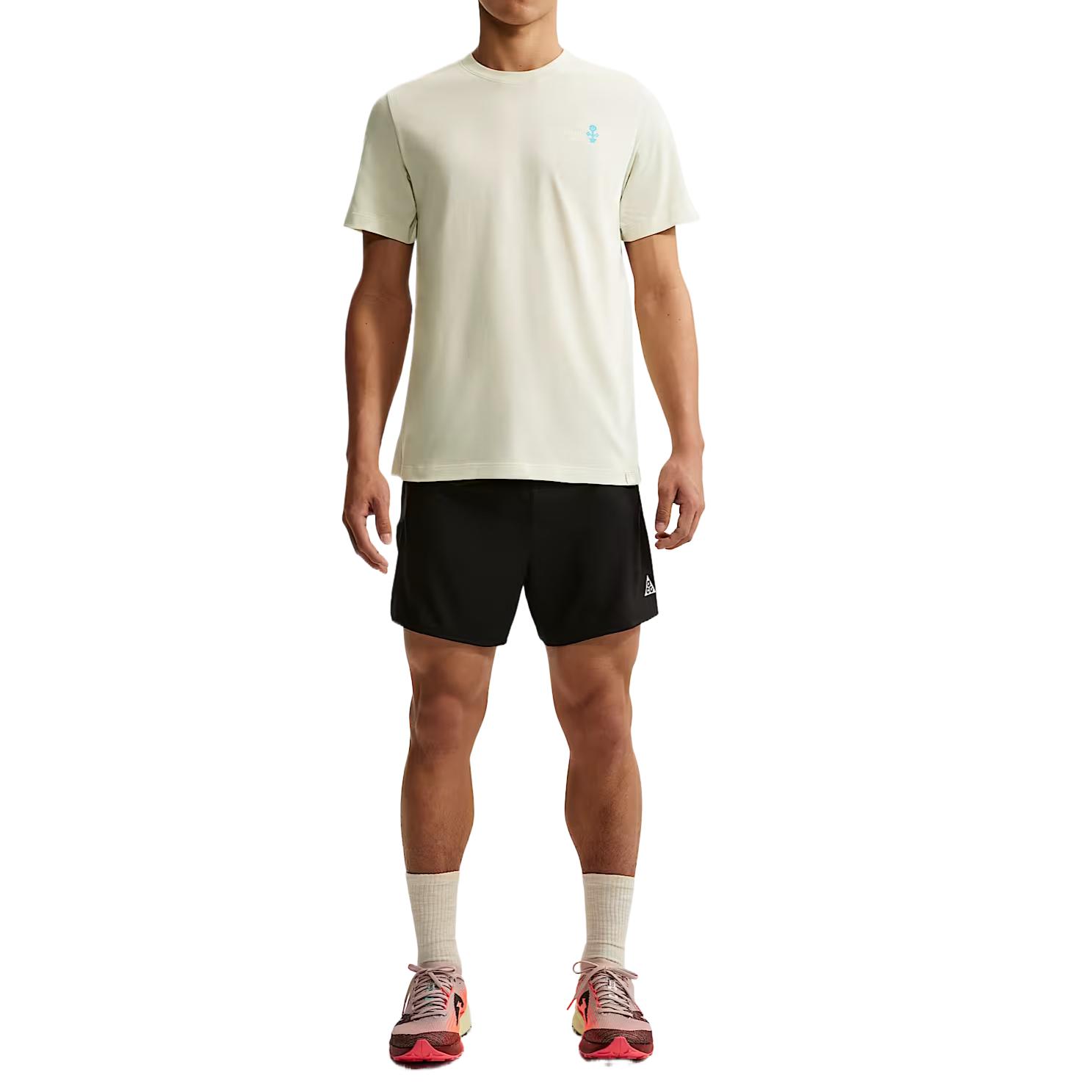 Nike Dri-Fit ACG Series Smooth Moisture-Wicking Solid Color Comfortable Quick-Dry T-Shirt Men Tops IH4417-020 XL