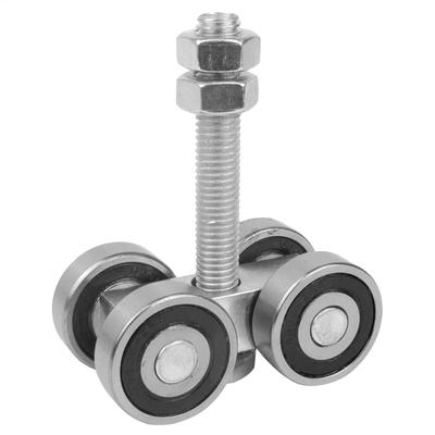 1pc Sliding Door Roller Hardware Slide Doors Pulley 4-Wheels Glass Door Hanging Rail Track Pulley Suspended Sliding Track Wheel