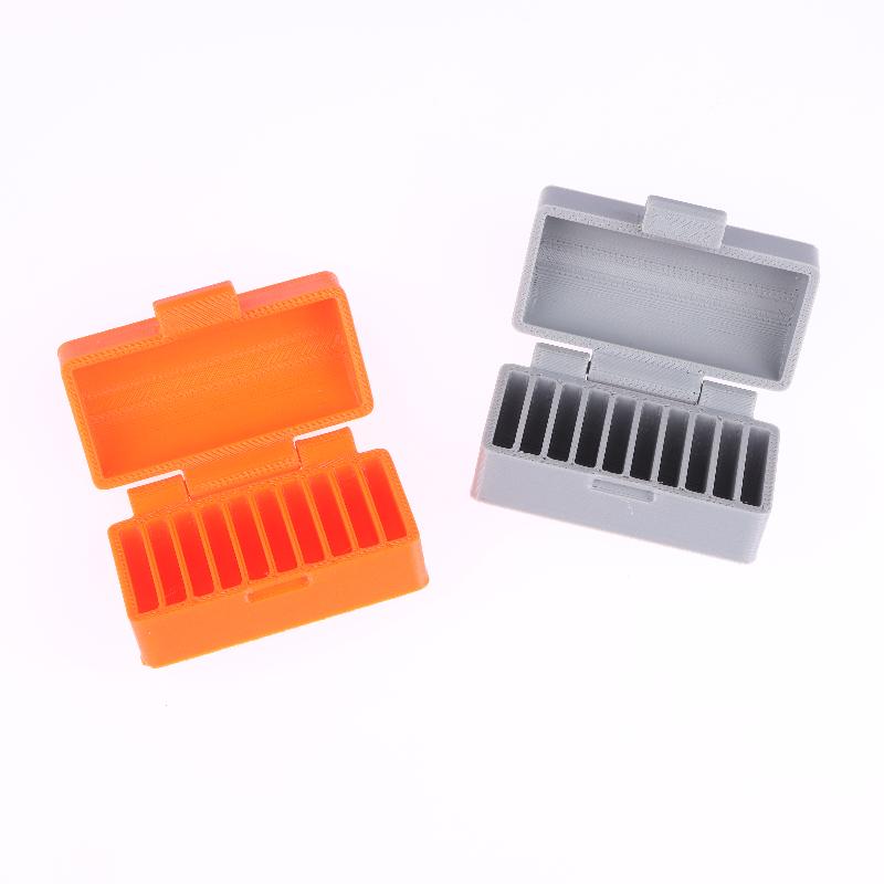 10-Hole Cr2032/Cr2025 Battery Box Coin Cell Battery Storage Case Portable Batteries Protective Holder Small Battery Organizer