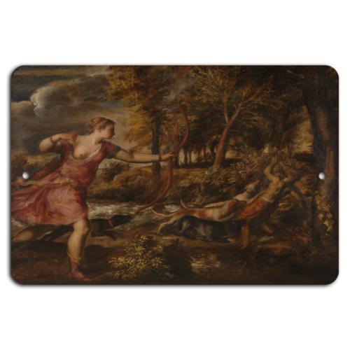 

Diana and Actaeon Mythical Wilderness PursuitAluminum 20x30cm（7.8x11.8inch）