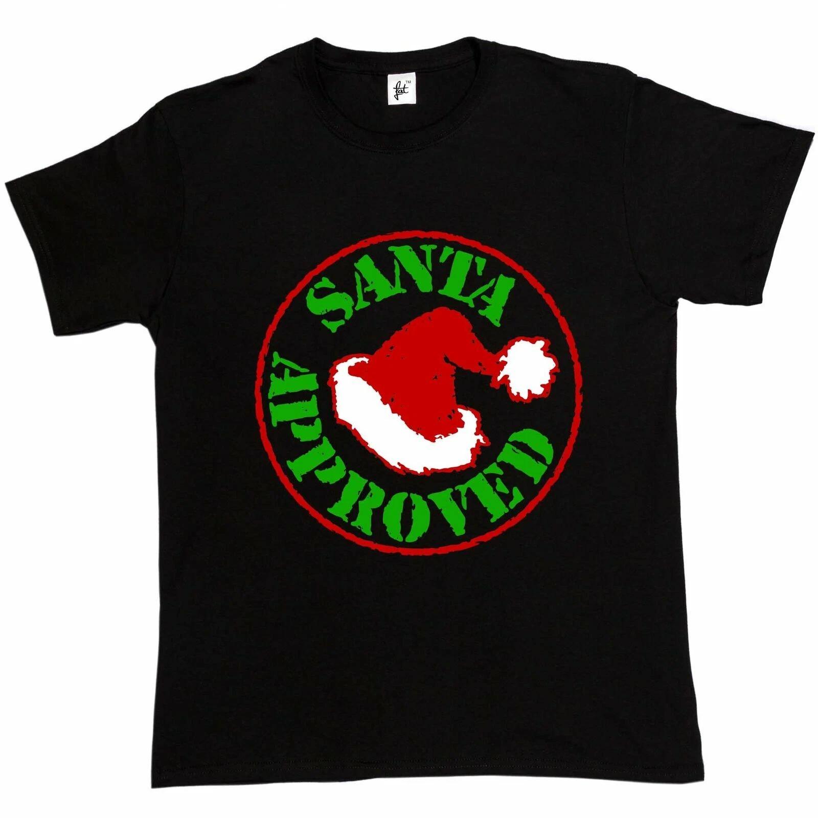 Santa Approved Seal of Approval for Christmas Mens T-Shirt XXL
