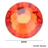 30g 6mm Acrylic Gemstone Flat Back Crystal Rhinestone for DIY Nail Arts Garments