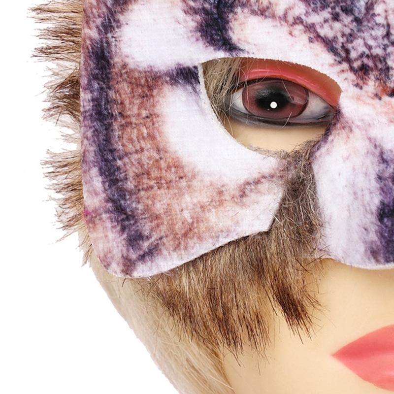Lovely Halloween Mask Realistic Animal Face Mask Cover Cosplay Costumes Props Masked Ball Party Gifts for Adults Kids