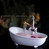 Funny Creative Bathtub Cocktail Glass Electric Cyclic Water Spray Cup Milkshake Cold Drinks Bar Nightclub TIKI Flip Wine Tumbler