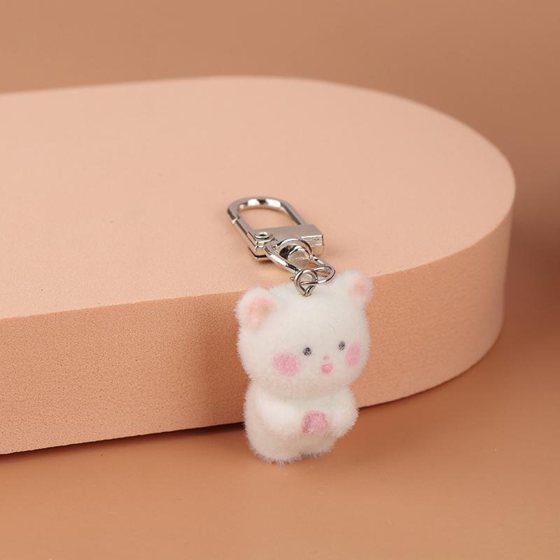 Decoración de Osito Lindo y Peludo Regalos Amantes de los Osos Mujeres Niñas Llavero de Oso Kawaii Llavero de Oso Lindo