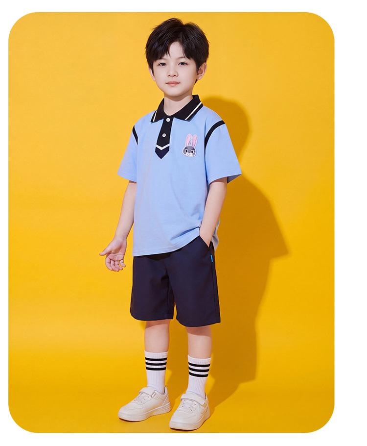 Summer Two-Piece School Uniform Set for Boys & Girls - Kindergarten & Primary School Performance Outfit