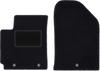 Black Front Floor Mats For: Kia Picanto II JE Hatchback (2011-2017)