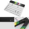 Ciak da Regista Acrilico TV Film Tavola di Azione Oggetto di Scena Taglio Film Penna (ColoreBianco)