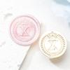 Brass Head Seal Stamp Crown Letters Sealing Wax Stamp for Letter Invitations Decoration English Letters Wax Seal Stamp