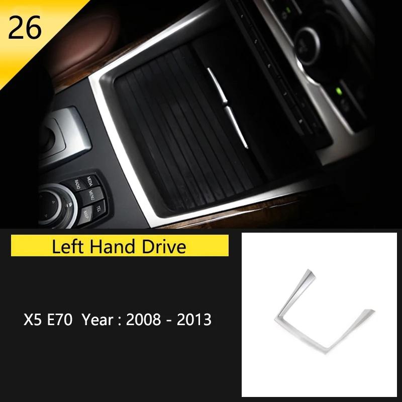 Stal nierdzewna Pokrywa ramki bocznego otworu wentylacyjnego deski rozdzielczej samochodu Naklejka wykończeniowa Do BMW X5 E70 X6 E71 Akcesoria do stylizacji wnętrza