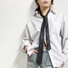 Long Leopard Print Necktie Korean JK Uniform Necktie Belt Accessories  Uniform Suit