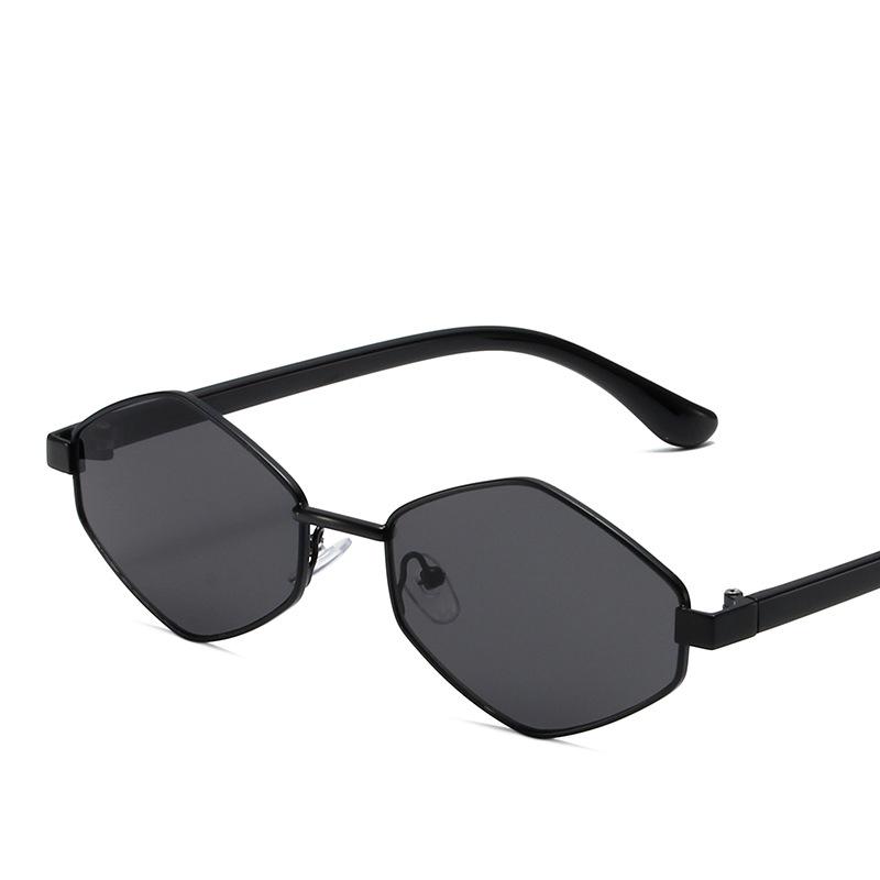 New Fashion Polygonal Sunglasses Women Retro Metal Sunglasses Men Suitable for Outdoor Travel Party Decoration Glasses Uv400