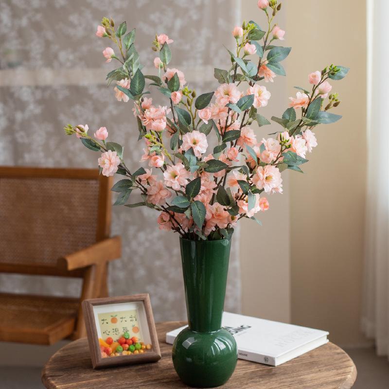 High-End Wild Mountain Camellia Artificial Flowers for Home Decor and Photography Props