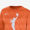 Nike Team 13 Logo Farbverlauf Bequemes Rundhals Langarm T-Shirt Damen T-Shirts Orange FZ0148-820