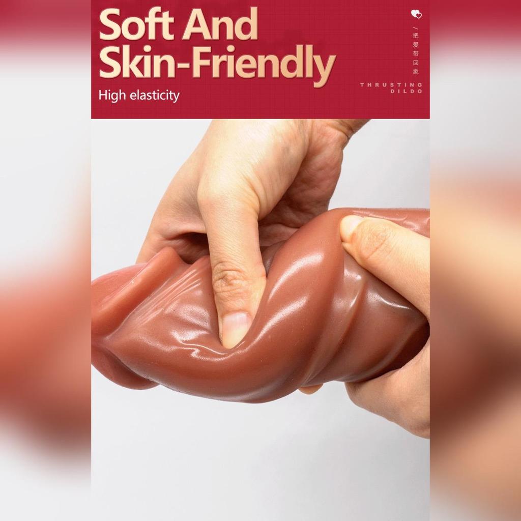 Heroic Man Liquid Silicone Electric Phallus Simulation Dildo Adult Sex Products Female Cannon Machine Masturbation Machine Fun