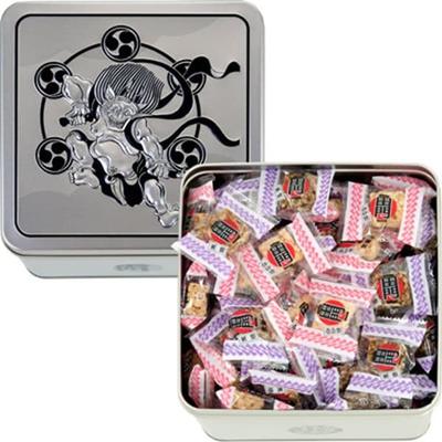 Tokiwa-do Thunder Stirrup Honpo Raijin Kami-Isobe Can (large) 300g Wagashi
