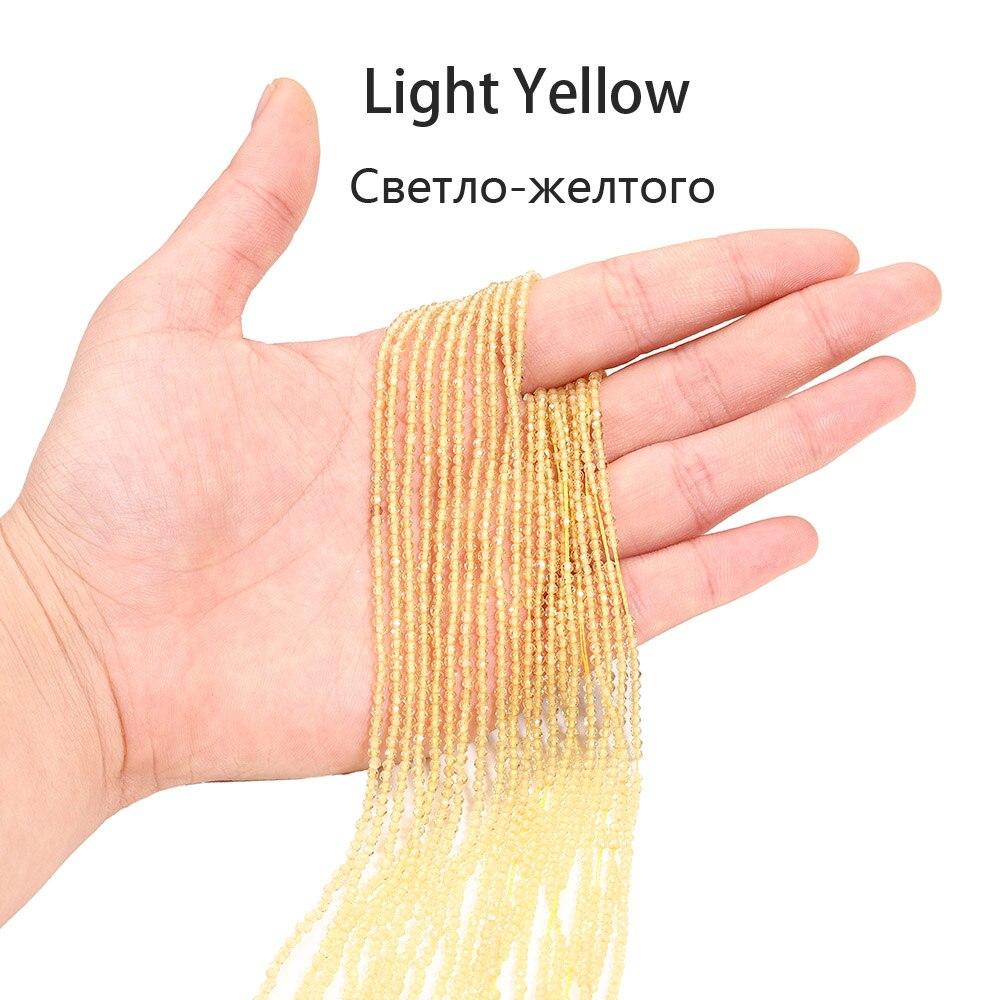 

150 шт./лот, 2 мм, разноцветные граненые стеклянные круглые хрустальные бусины, свободные бусины-разделители для изготовления ювелирных изделий своими руками, фурнитура, ожерелья