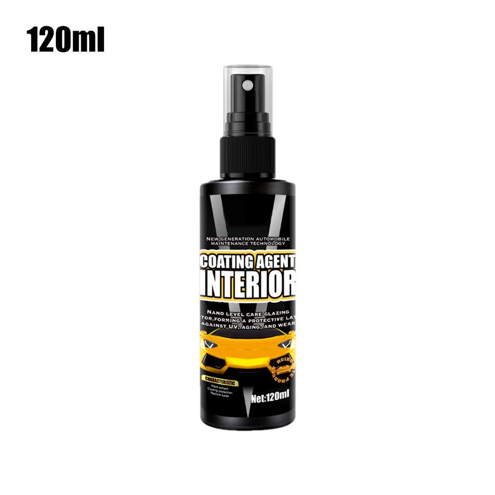Car Trim Restorer 120ml All Purpose Quick Liquid Auto Supplies Car Seat Cleaner For Truck Dashboards Door Frames Door Panels