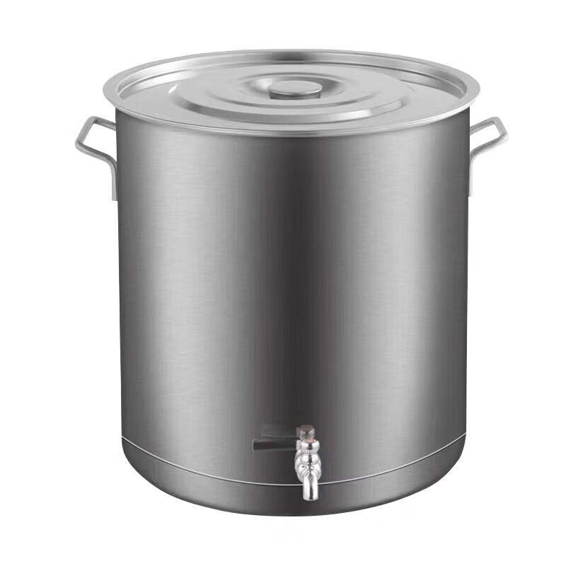 

Commercial 304 Stainless Steel Bucket with Faucet and Lid