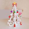Desktop Display Wooden Christmas Tree Window Display Handmade Christmas Ornaments  Home Decoration