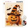 Halloween Pearl Painting Kit Pumpkin Hat Sunflower Maple Leaf Handmade DIY Home Decoration Painting