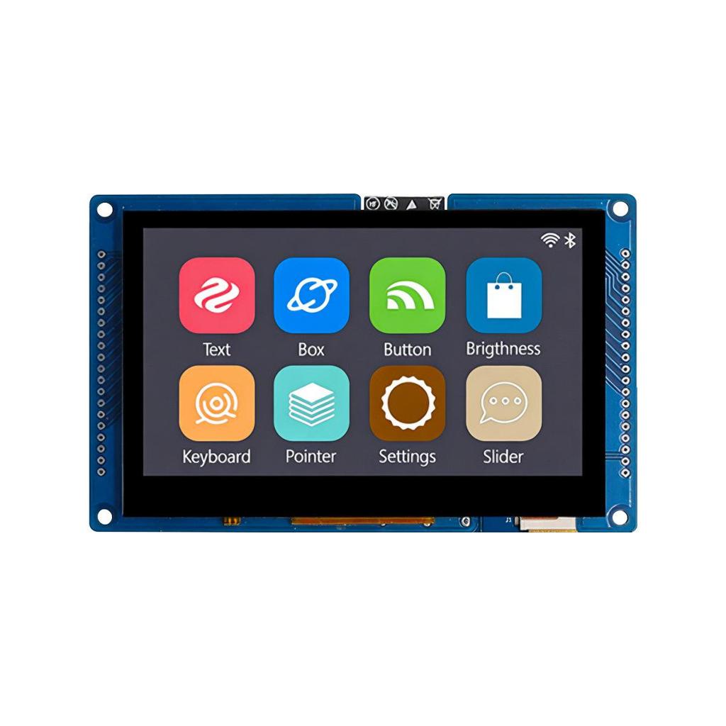 ESP32-S3 4.3” Touchscreen Module with LVGL: Smart Display Board with WiFi, Bluetooth, and RTOS Support