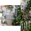 Christmas Acrylic Snowflake Hanging Ornaments For Tree Decor With Clear Pink And Blue Styles