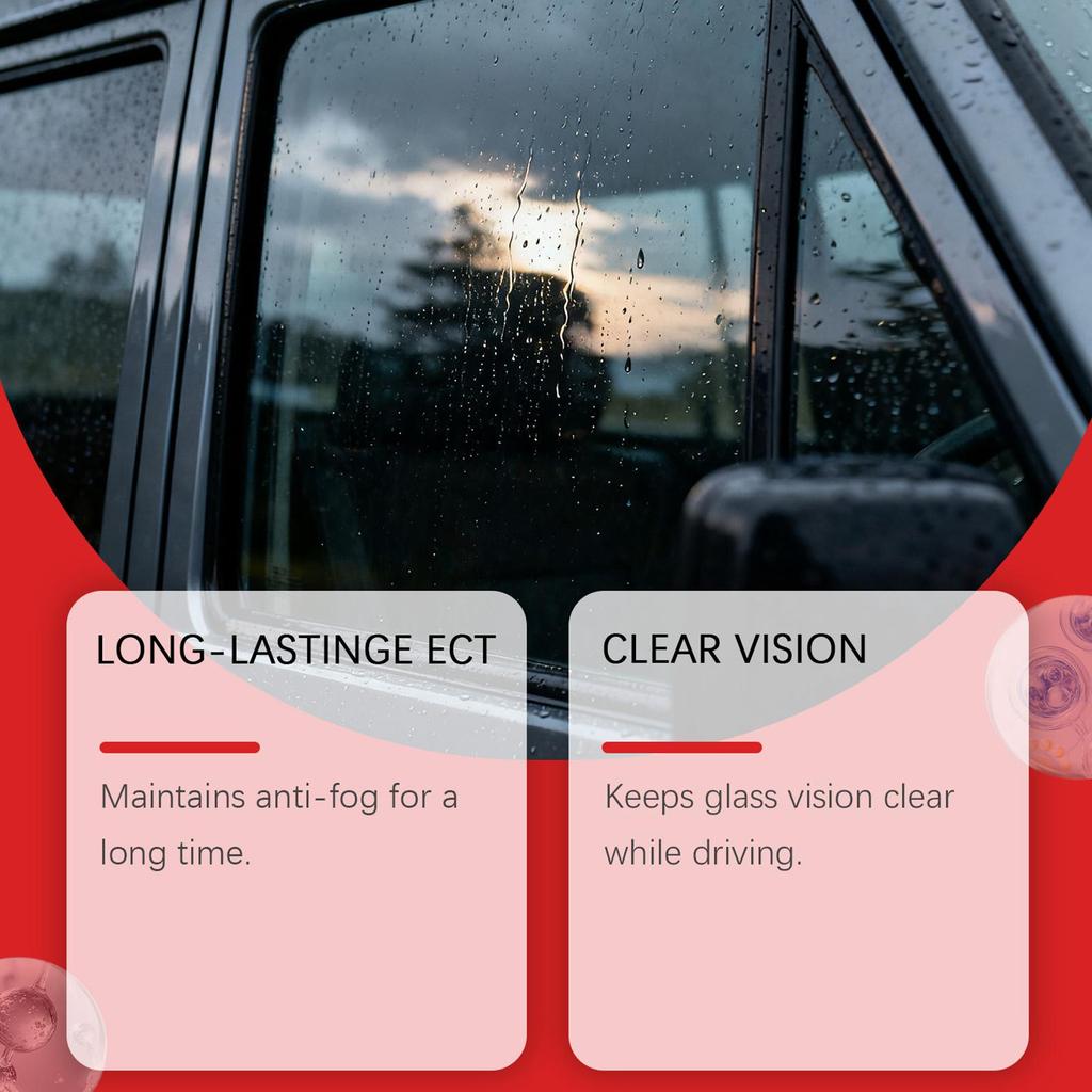 Anti Fog Spray For Car Windshield 100ml Glass Defogger Remover Window Glass Defogger Cleaner For Goggles Mirror Automotive