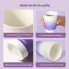 CHAHUA Disposable Iridescent Paper Cups
