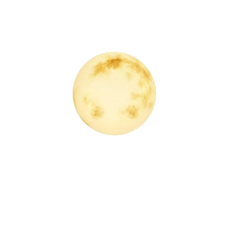 Solar-Powered Moon Lamp for Garden and Yard - Waterproof Decorative Outdoor Light