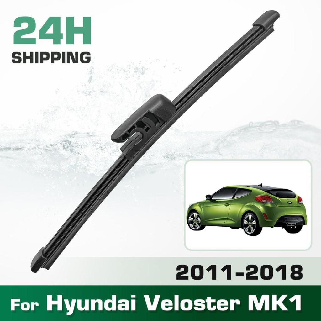 Rear Windshield Wipers Blades,Premium All-Season Wiper Blades Replacement For Hyundai Veloster MK1 2011-2018,Natural Rubber Bayonet,Easy To Install 9″
