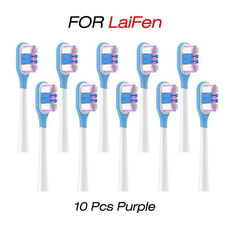 

Насадка для зубної щітки для електричної зубної щітки Laifen Замінна насадка УФ-стерилізація Щетина DuPont фіолетовий
