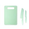 Kindergarten Safe Knife & Portable Cutting Board Set for Baby Food Preparation