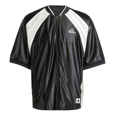 Track Cut Line Short Sleeve Top Men Tops Black JD5409