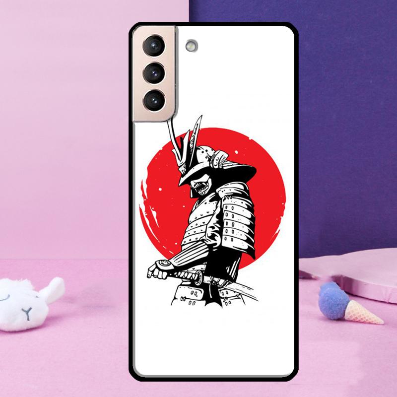 Japanese Samurai Phone Case For Samsung Galaxy S25 S24 Ultra S9 S10 S20 S21 S22 Plus S23 FE S24 FE Cover