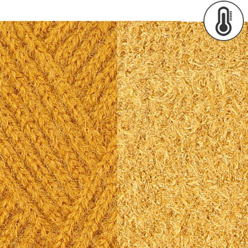 Modische Gestrickte Dicke Handschuhe für Männer & Frauen Einfarbig Argyle-Muster Winddicht Warm Herbst Winter Vollfingerhandschuhe