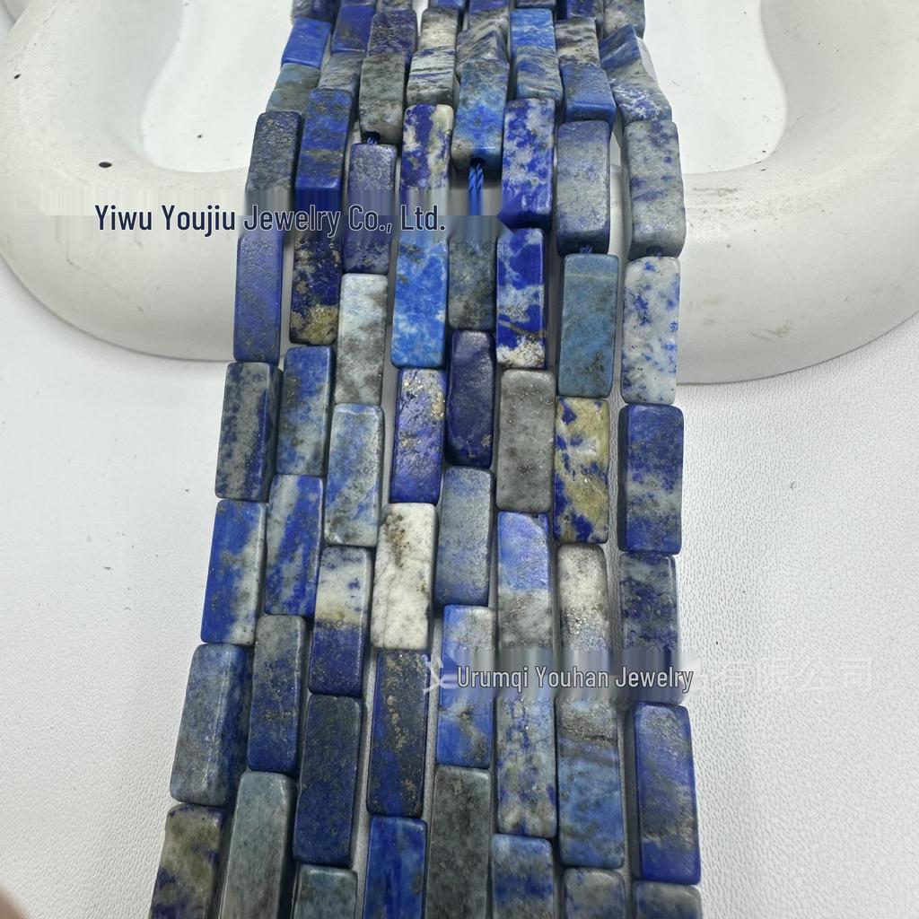 4x13mm Natural Stone Rectangle Bar Beads for DIY Jewelry and Bracelets