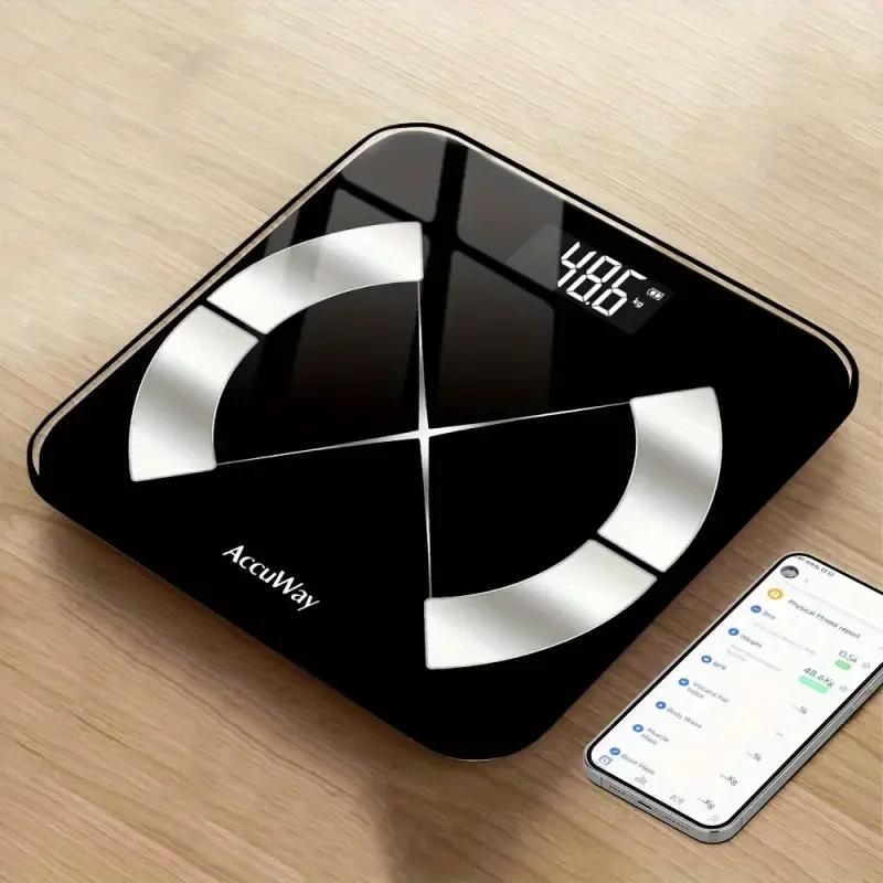intelligent weight scale, digital bathroom scale BMI weighing body fat scale, with smartphone application