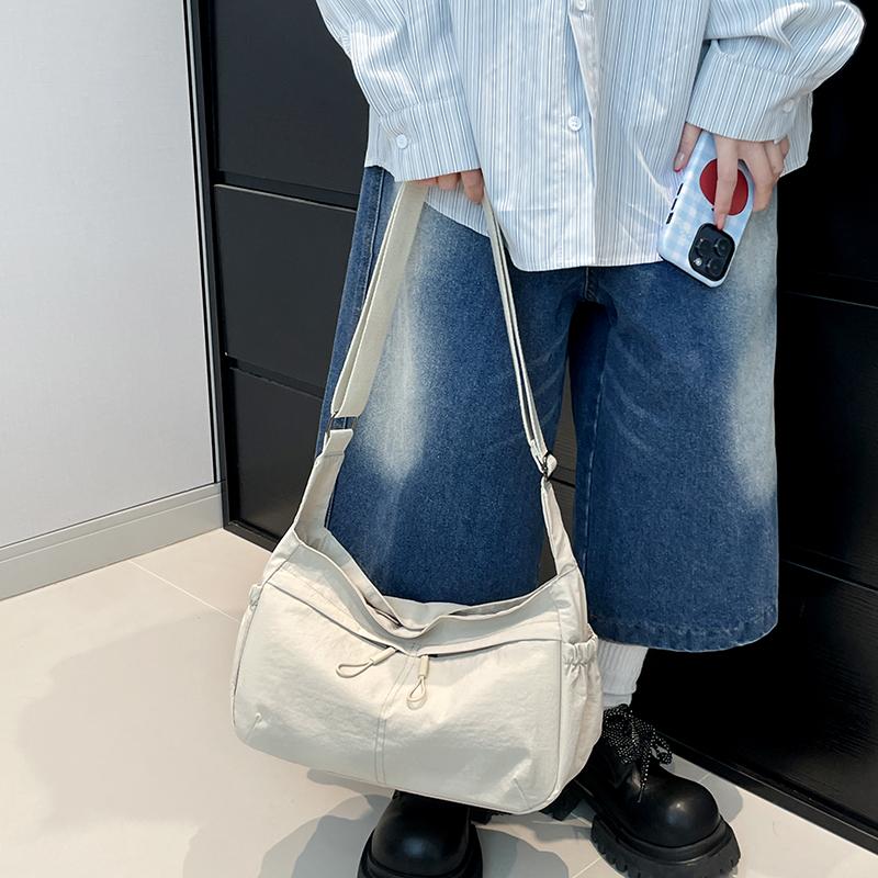Nylon Bag Large Capacity Lightweight Women's Shoulder Bag Student Crossbody Bag