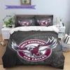 Manly Warringah Sea Eagles Set Copripiumino con Fantasia Decorazione per la Casa Regalo (1 * copripiumino + 2 * federe senza imbottitura)